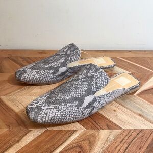 Dolce Vita | NEW Bree Gray Snake Embossed Mule